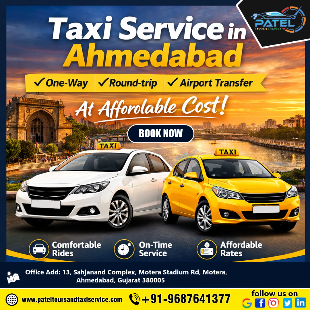 Taxi Service Near Paldi Ahmedabad